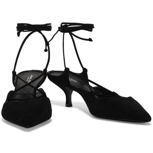 Michael Kors Collection Runway Somers Suede Ankle Kitten Heel 8 NWOT - Picture 8 of 8